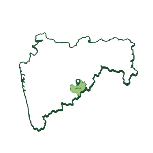 Latur Map Outline